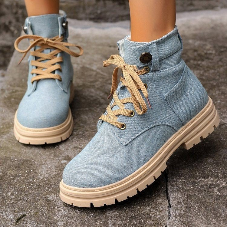 Bottines en jeanstyle cowboy