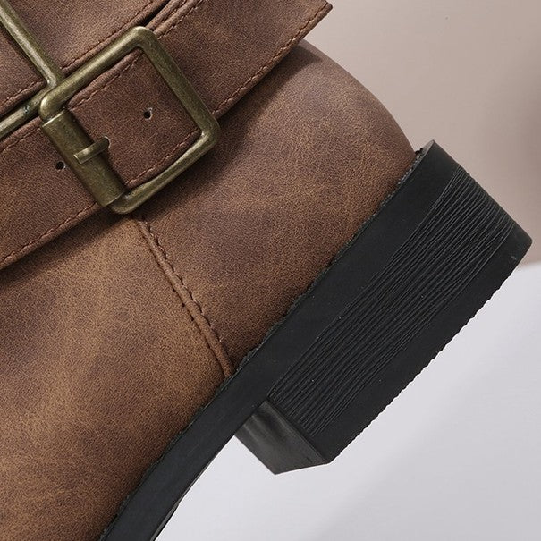 Bottes Cavalières Souples à Talons Plats