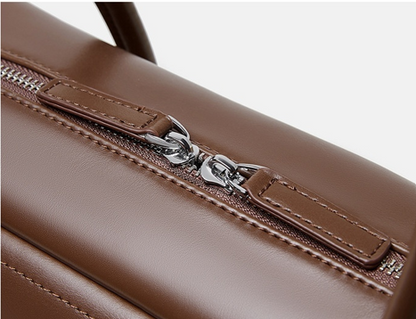 Sac Bowling Minimaliste en cuir véritable