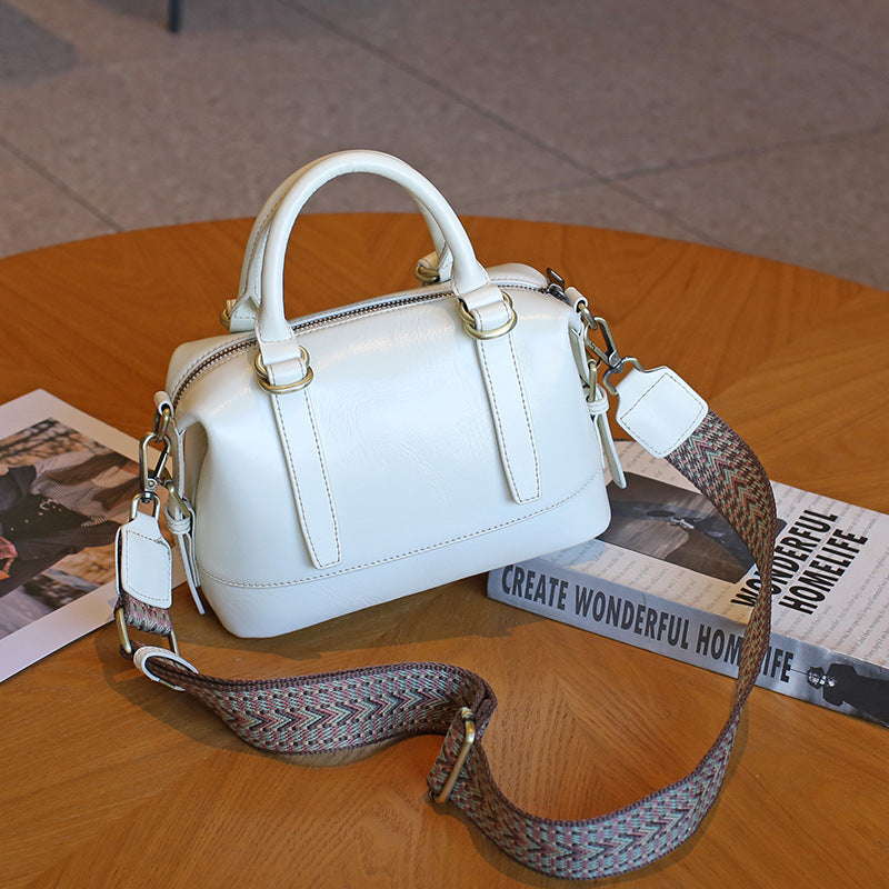 Sac à bandoulière en cuir véritable