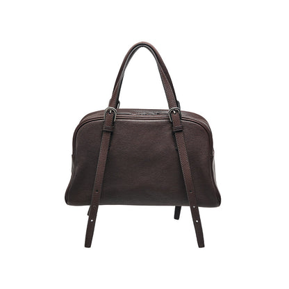 Sac bandoulière rétro en cuir véritable – style décontracté